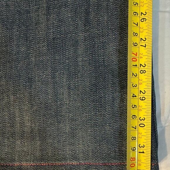 Frankie B Jeans Size 6 Inseam 32 Inches Japanese Patchwork Bootcut Y2K - Picture 7 of 13